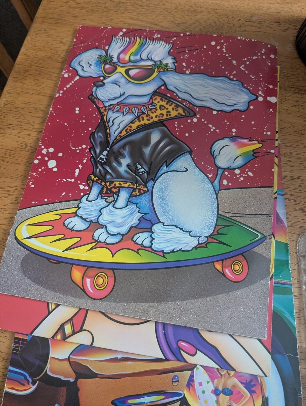 Vintage Lisa Frank School Folders 80'sx3